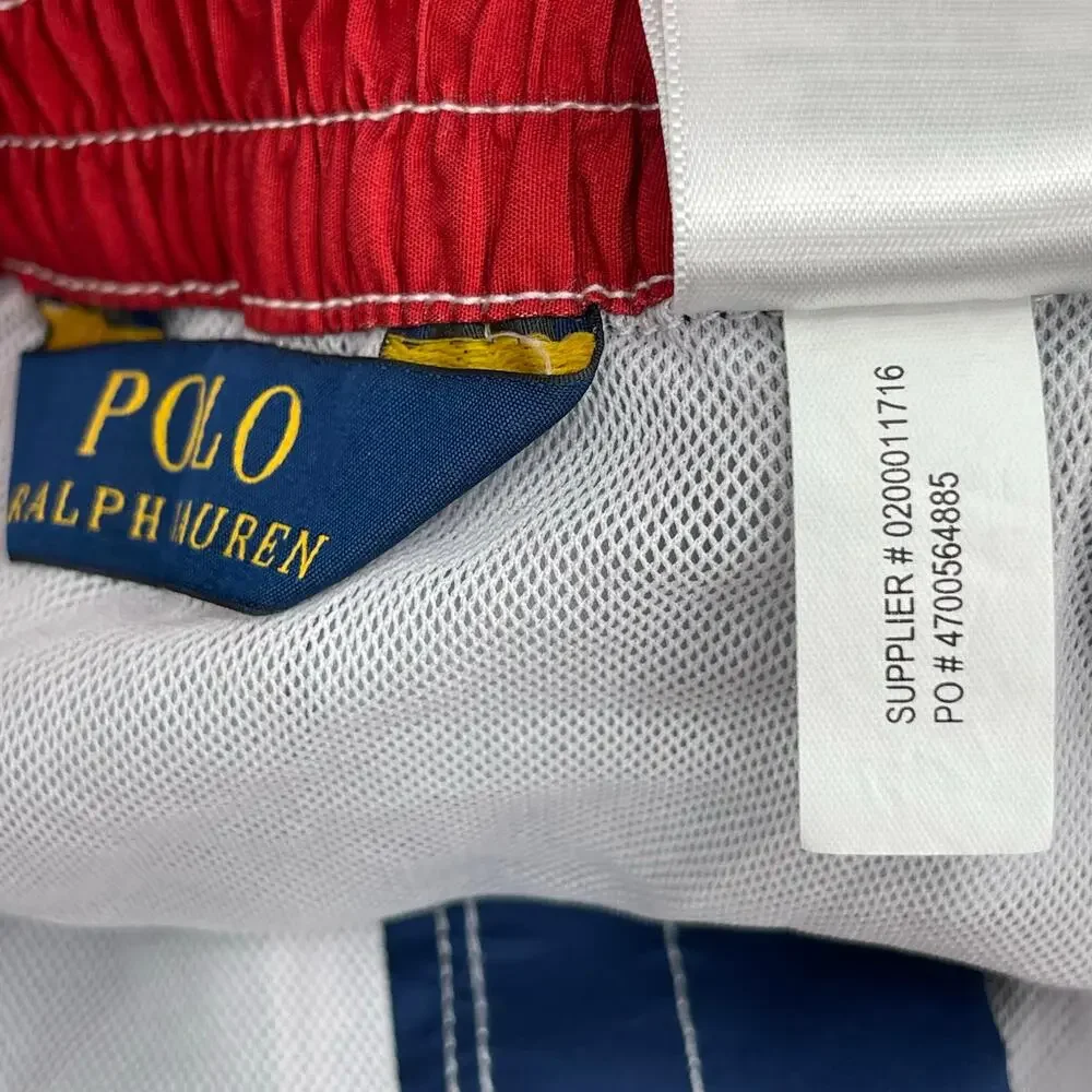 POLO RALPH LAUREN Swim Trunks SZ Small Men's Traveler Shorts Board Tie Dye NWT